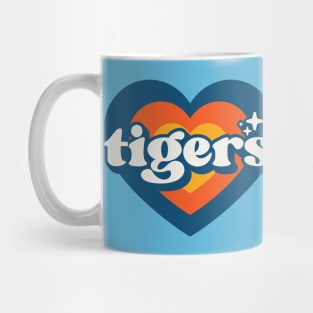 Vintage Tigers School Spirit // High School Football Mascot // Go Tigers Retro Mug